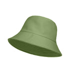 Plain bucket hat bold colours red mustard orange turquoise UK Hopoye