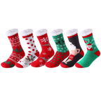 Women's fluffy sherpa Christmas bed socks, padded and thermal, UK 4-6 by Hopoye