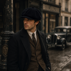 Premium plain newsboy cap — baker boy hat with covered button crown