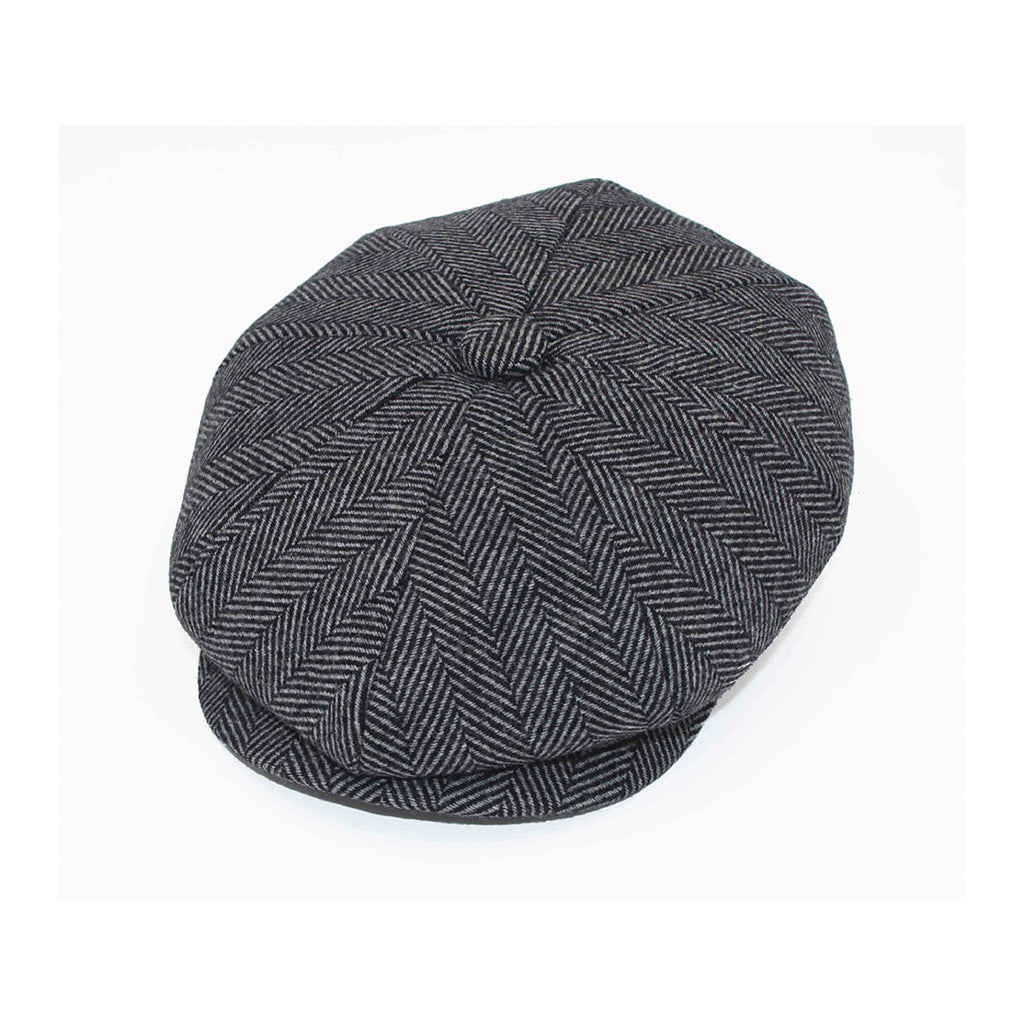 Vintage herringbone baker boy newsboy cap, product photo 8