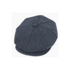 Vintage herringbone baker boy newsboy cap, product photo 14