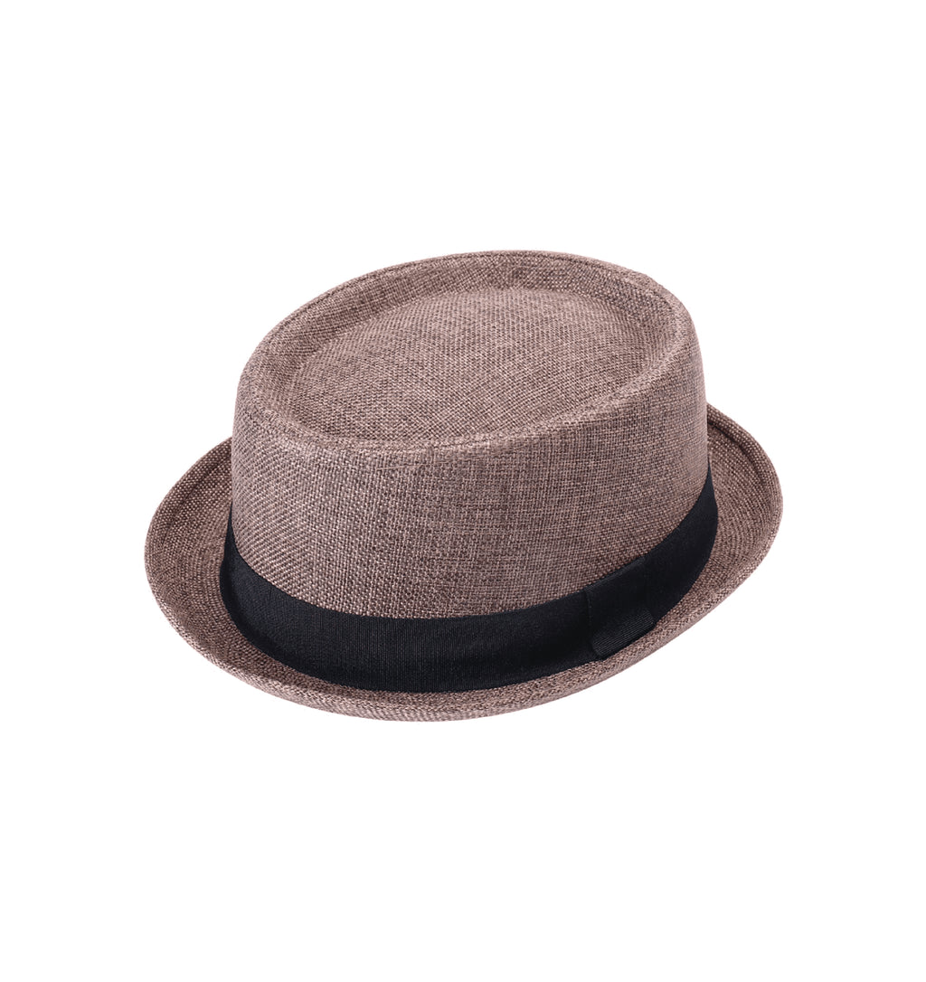 Pork pie hat side view trilby fedora lightweight UK Hopoye
