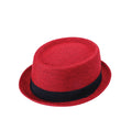 Pork pie hat colour range trilby style lightweight UK Hopoye