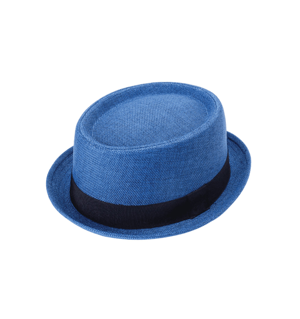 Classic pork pie hat close up trilby fedora brim UK Hopoye