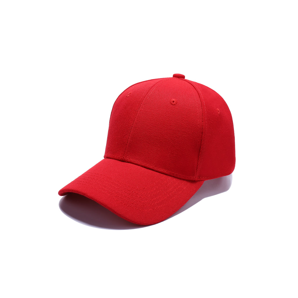 Plain Baseball Cap Adjustable Velcro | 27 Colours 100% Acrylic UK