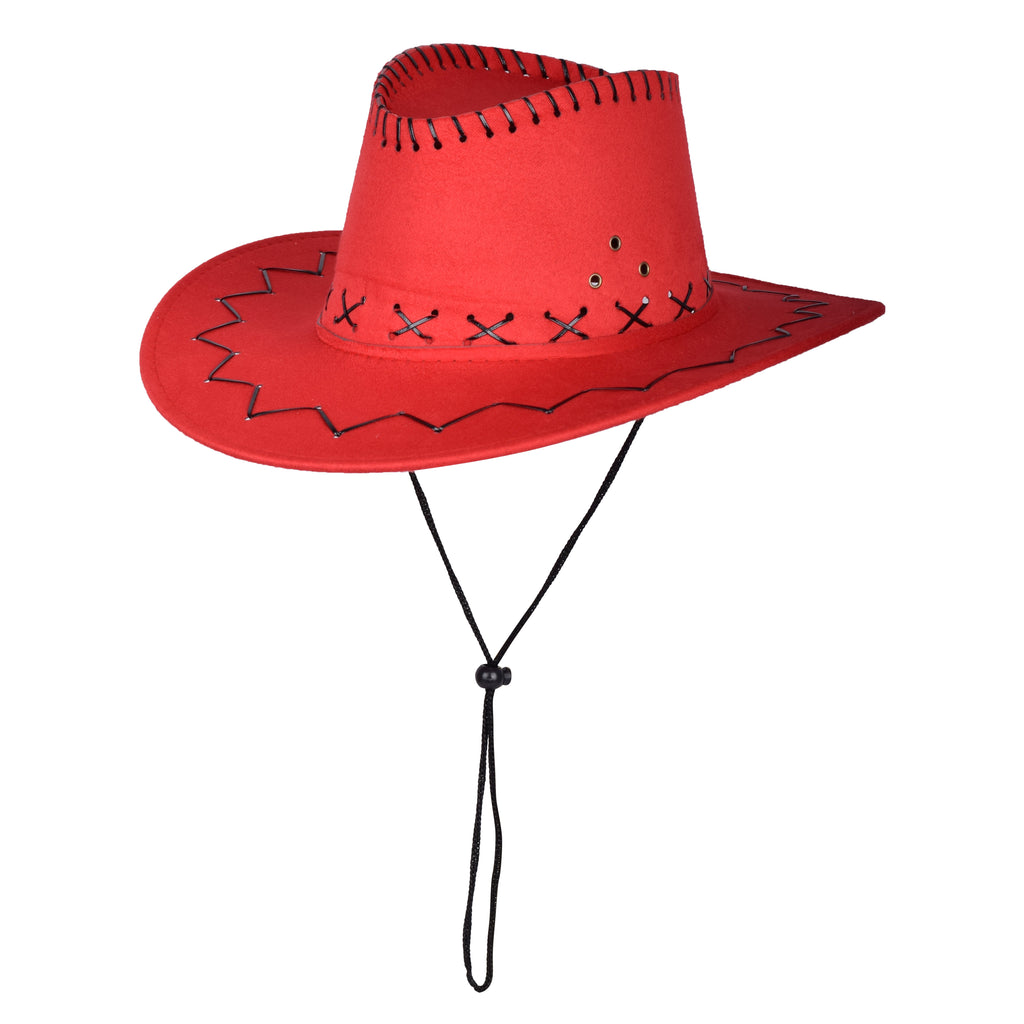 Cowboy hat stitch detail worn lifestyle festival UK Hopoye