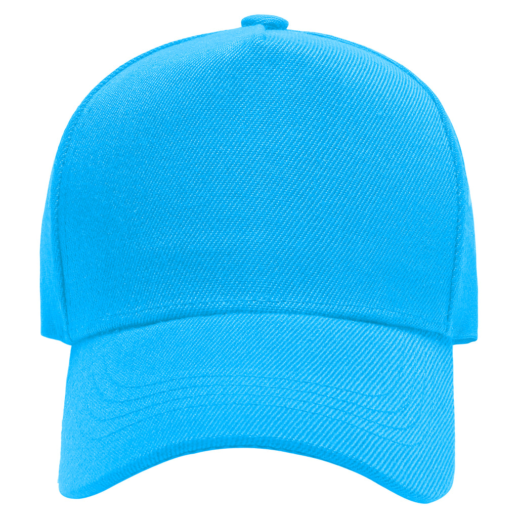 Plain Five Panel Baseball Cap Adjustable | Solid Colour Unisex UK