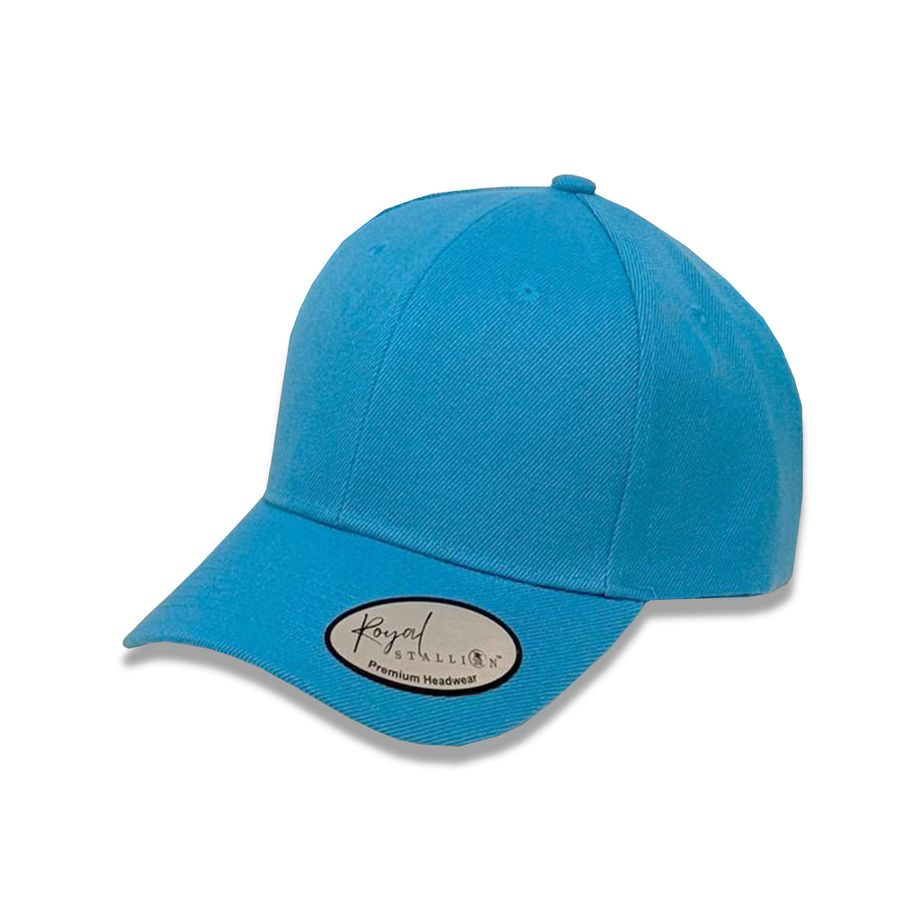 Plain Baseball Cap Adjustable Velcro | 27 Colours 100% Acrylic UK