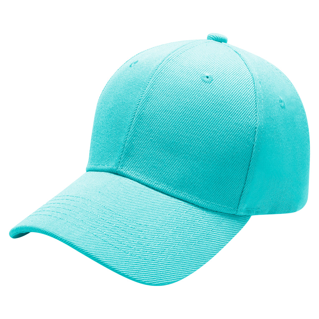 Plain Baseball Cap Adjustable Velcro | 27 Colours 100% Acrylic UK