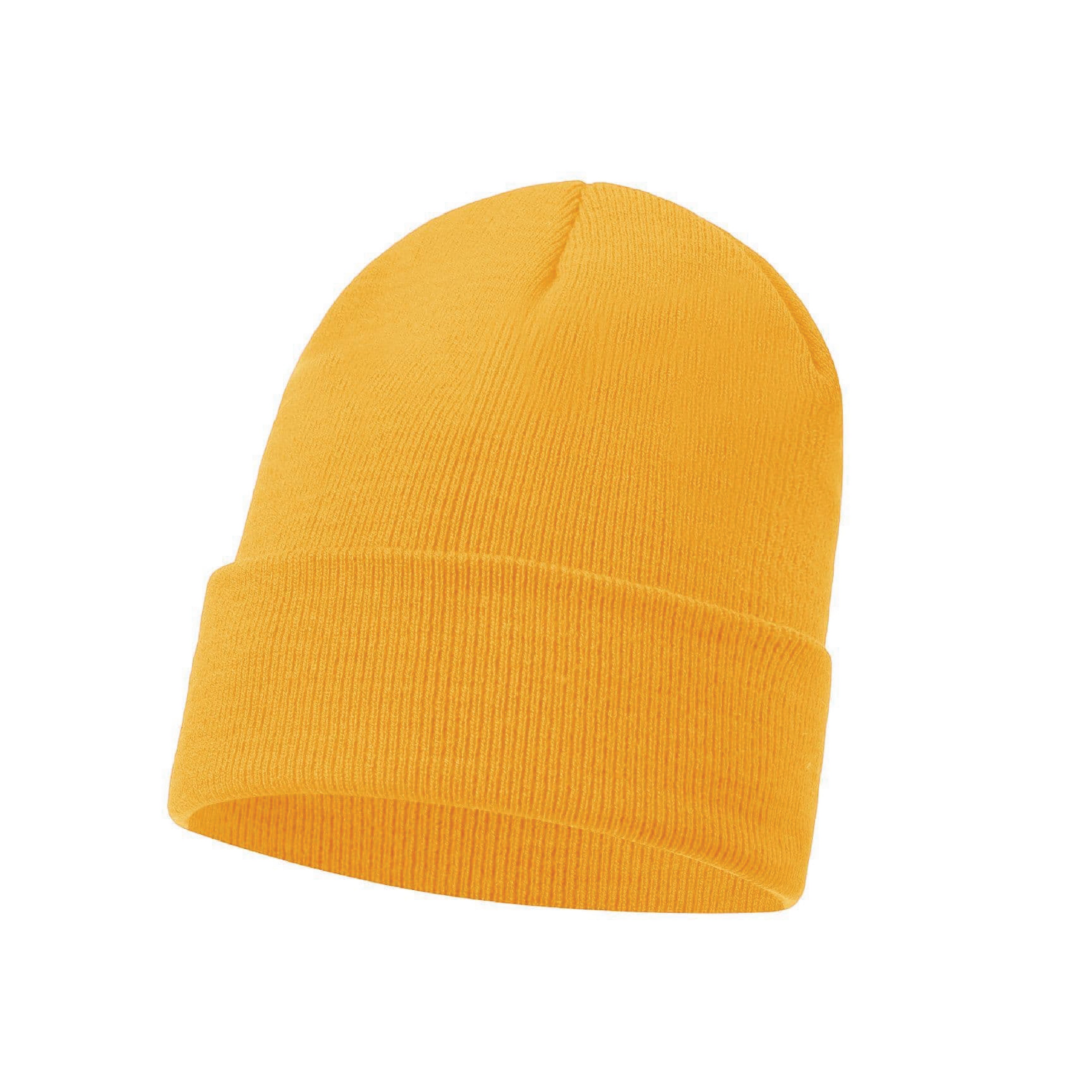 Plain unisex beanie hat colour option, warm cuffed knitted winter hat