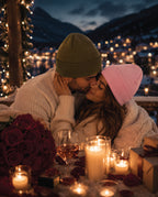 Soft warm knitted cuffed beanie hat, unisex one size winter beanie