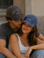 Vintage New York washed distressed cap colour range UK Hopoye