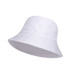 Plain cotton bucket hat close up breathable everyday wear UK