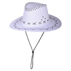 Cowboy stitch hat side view western adjustable 58-59cm UK