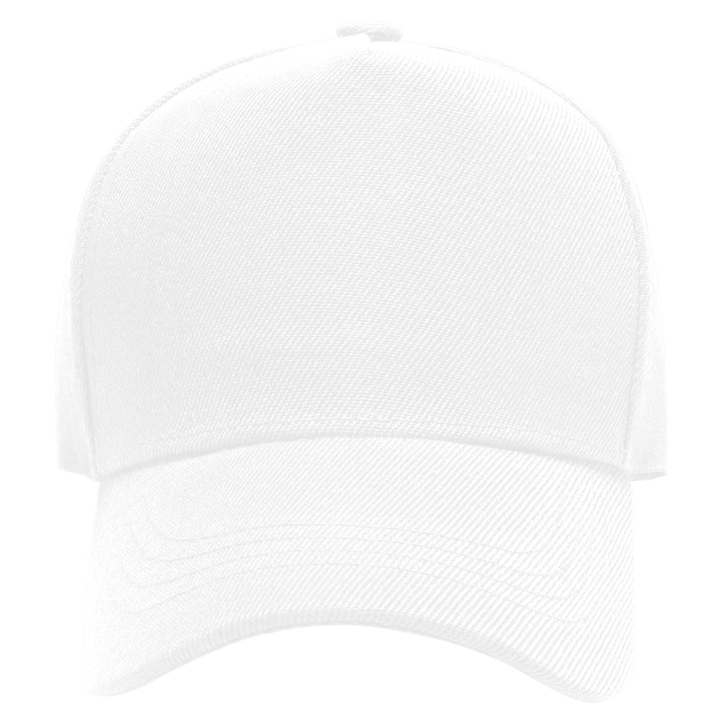 Five panel baseball cap solid colour range adjustable UK Hopoye