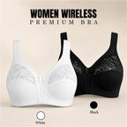 Hopoye women's wireless lace bra with full cup coverage, photo 7