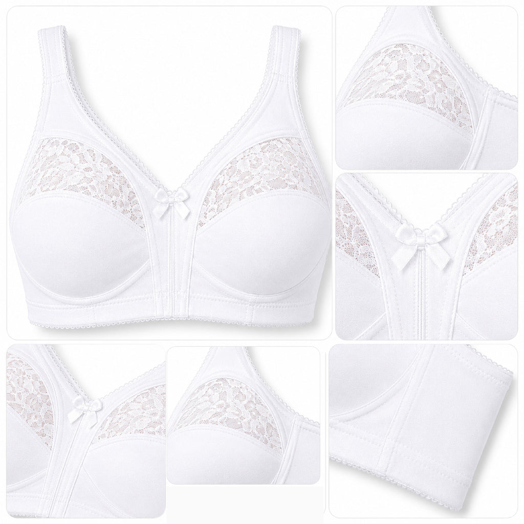Hopoye women's soft lace full cup wireless non-padded bra, photo 17