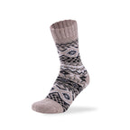 Women's Nordic style merino wool blend socks from Hopoye, image 11
