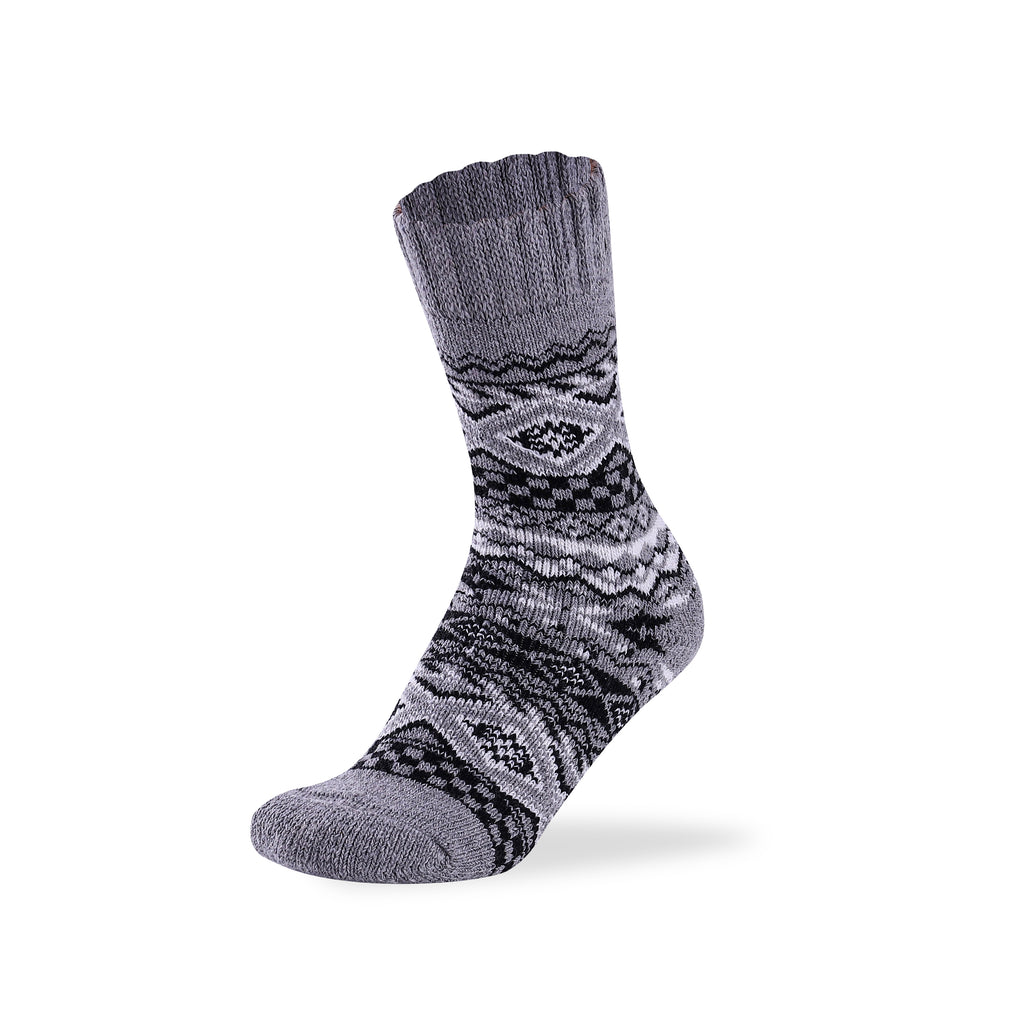 Women's Nordic style merino wool blend socks from Hopoye, image 13