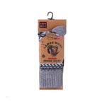 Women's Nordic style merino wool blend socks from Hopoye, image 5