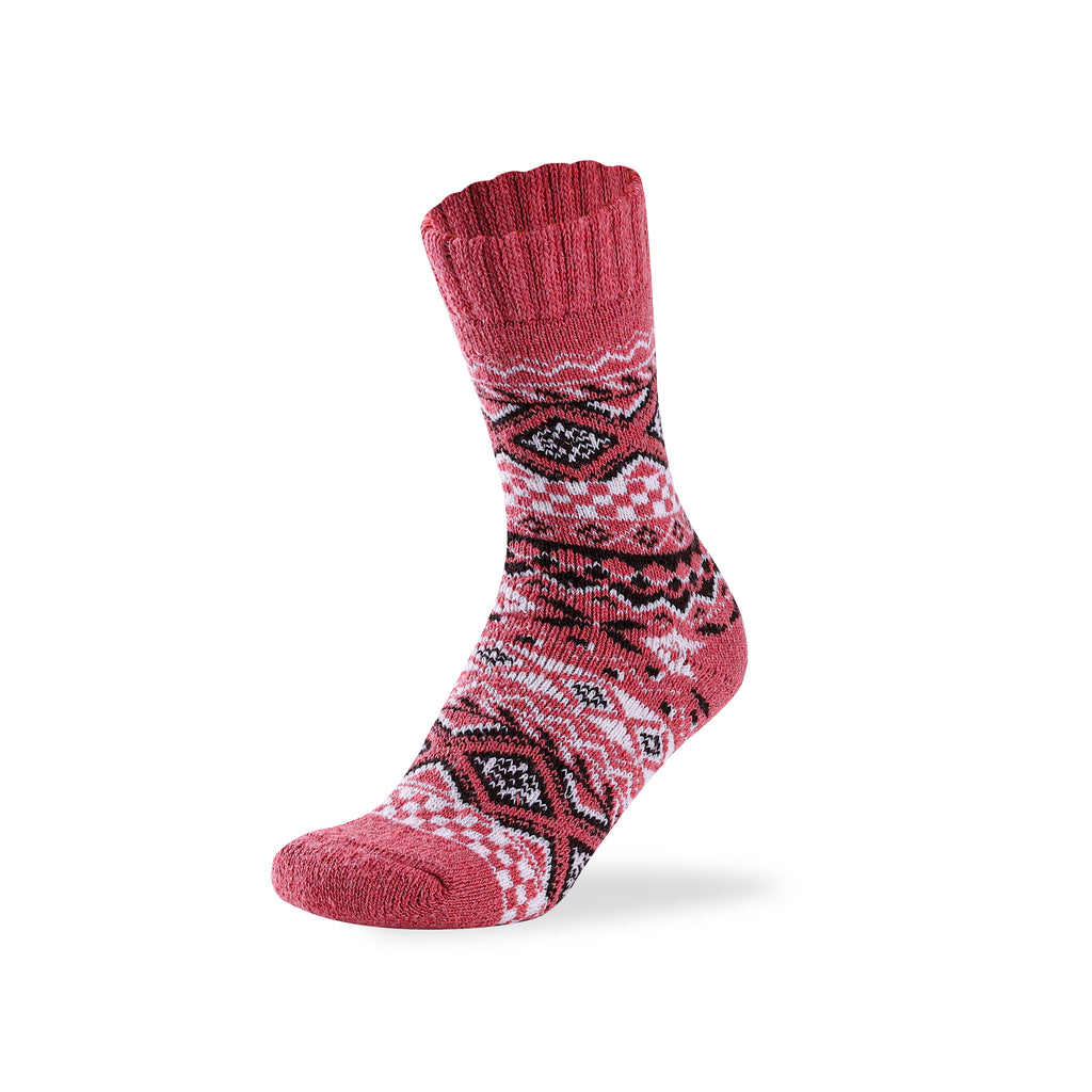 Women's Nordic style merino wool blend socks from Hopoye, image 10