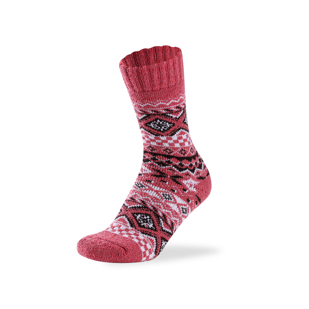 Women's Nordic style merino wool blend socks from Hopoye, image 10