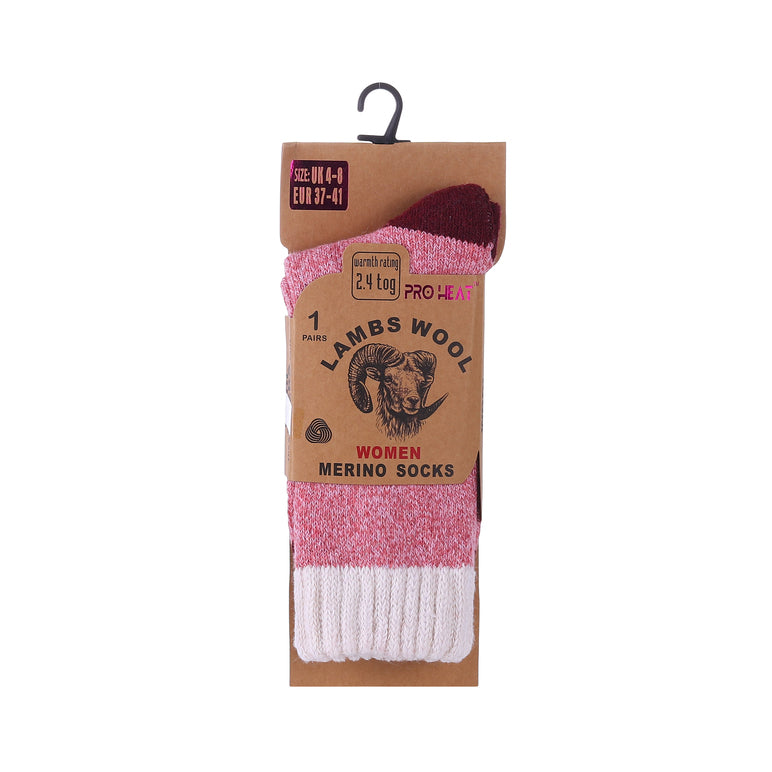 Women's two tone merino wool blend socks from Hopoye, image 11