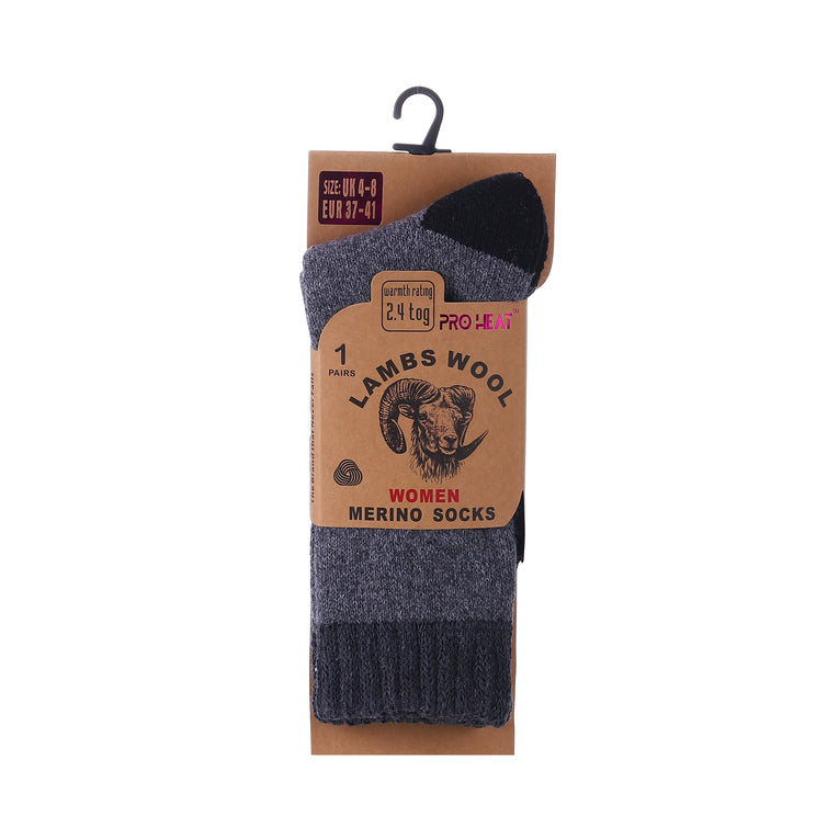 Women's two tone merino wool blend socks from Hopoye, image 12