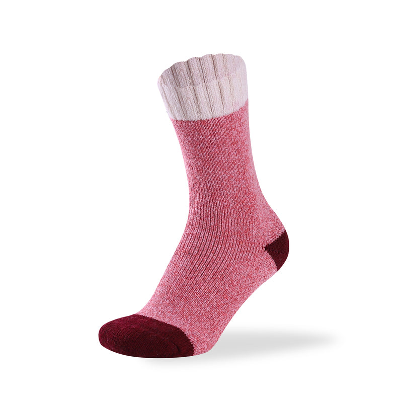 Women's two tone merino wool blend socks from Hopoye, image 6