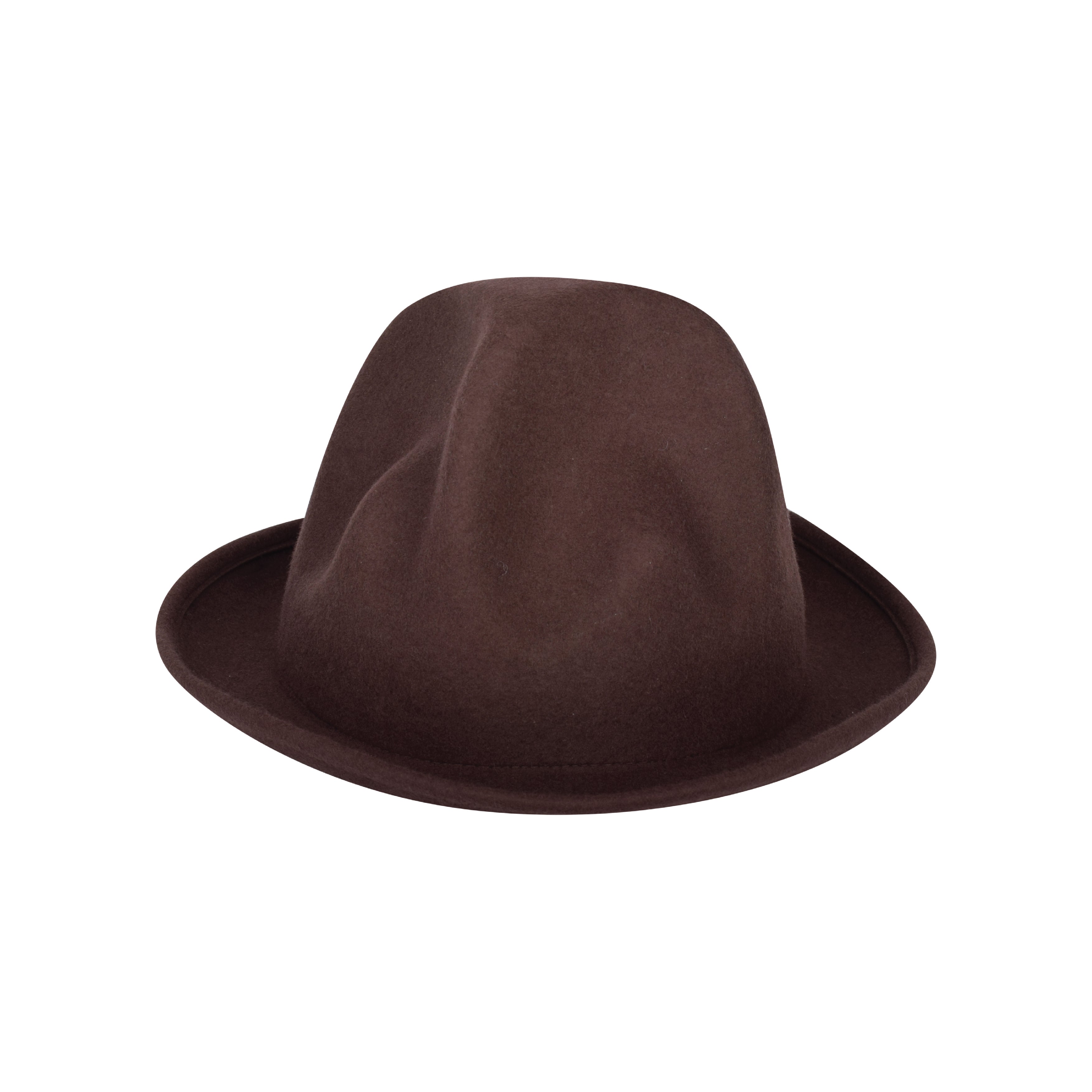 Wool oversized tall hat handmade avant-garde fashion UK Hopoye