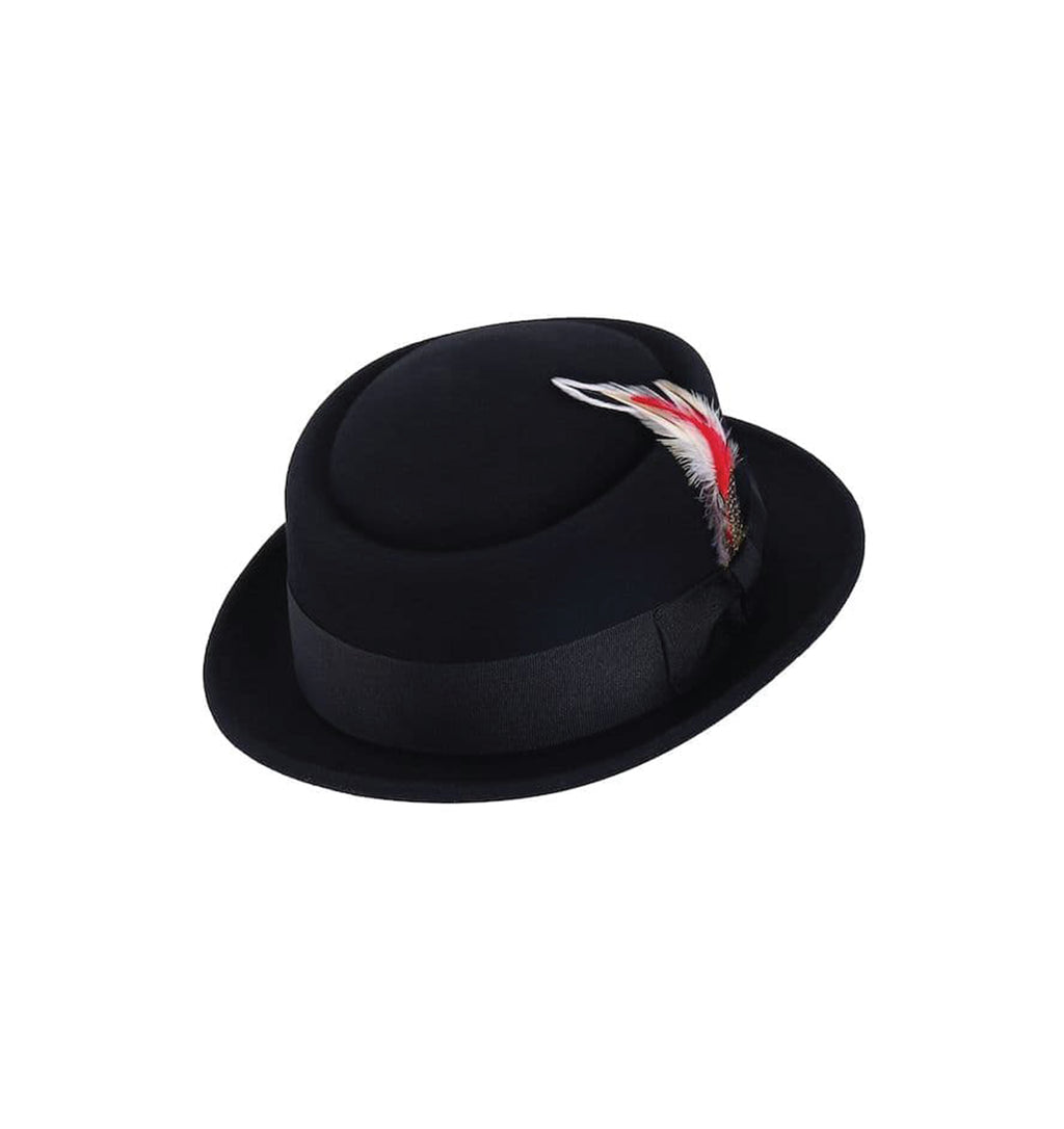 Wool pork pie hat colour range multiple sizes UK Hopoye