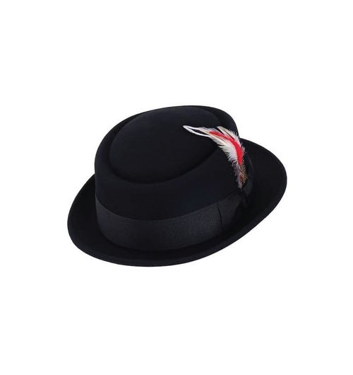Wool pork pie hat colour range multiple sizes UK Hopoye