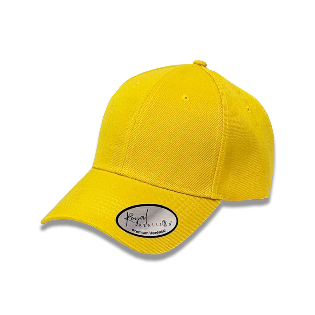 Plain Baseball Cap Adjustable Velcro | 27 Colours 100% Acrylic UK