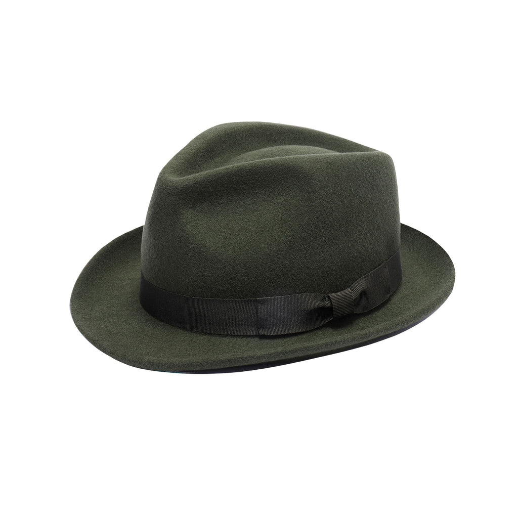 Handmade Wool Trilby Hat | Crushable Waterproof Fedora | UK