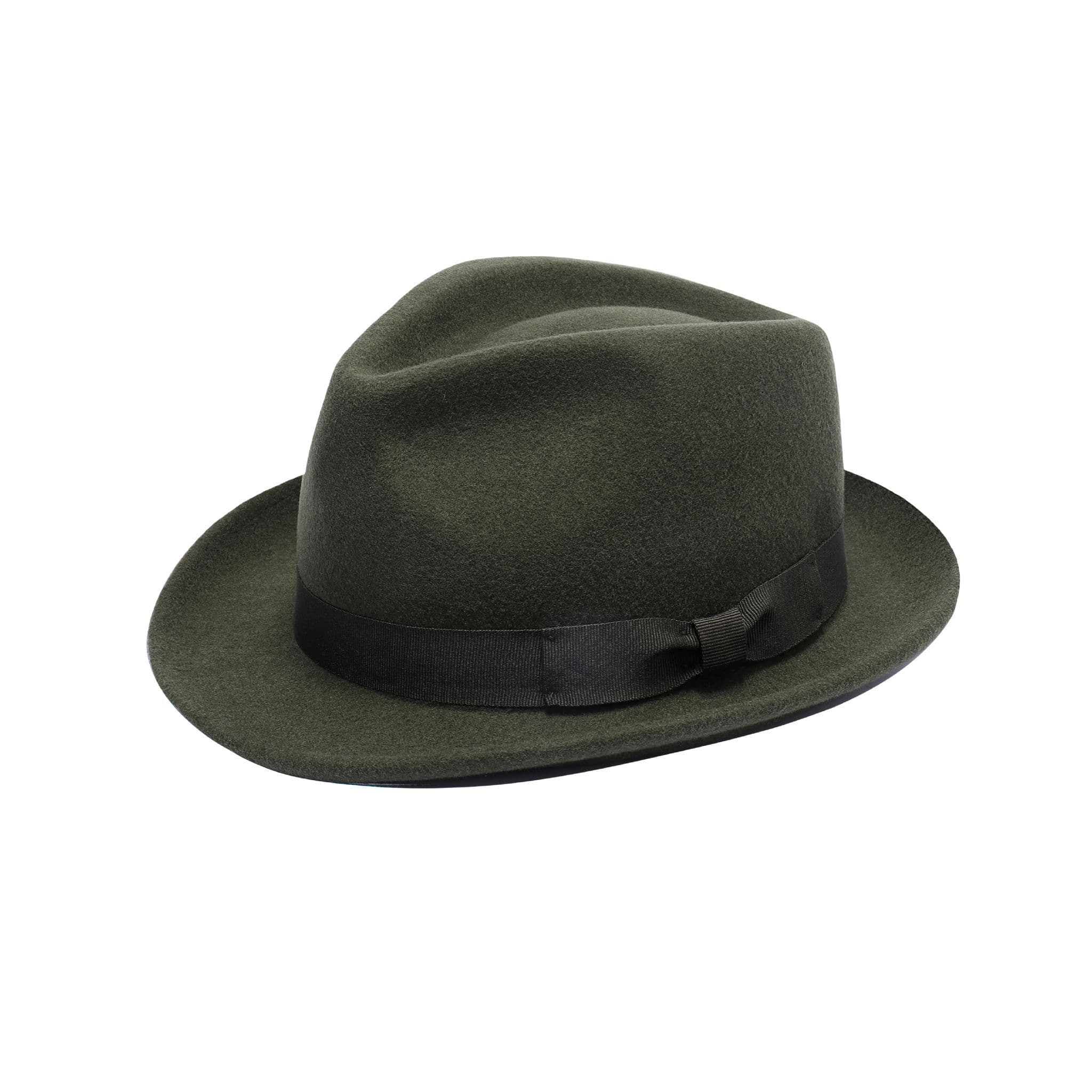 Handmade Wool Trilby Hat | Crushable Waterproof Fedora | UK