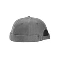 Grey docker hat adjustable cotton streetwear cap UK Hopoye