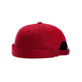 Maroon docker hat adjustable cotton streetwear cap UK Hopoye