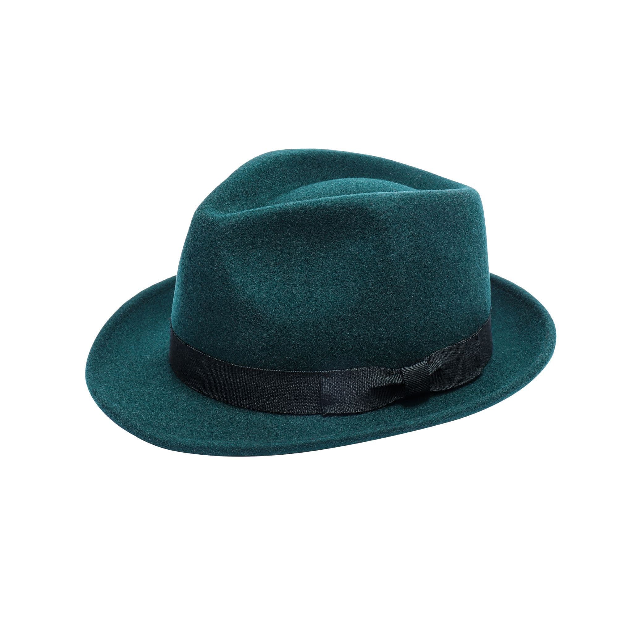 Handmade Wool Trilby Hat | Crushable Waterproof Fedora | UK