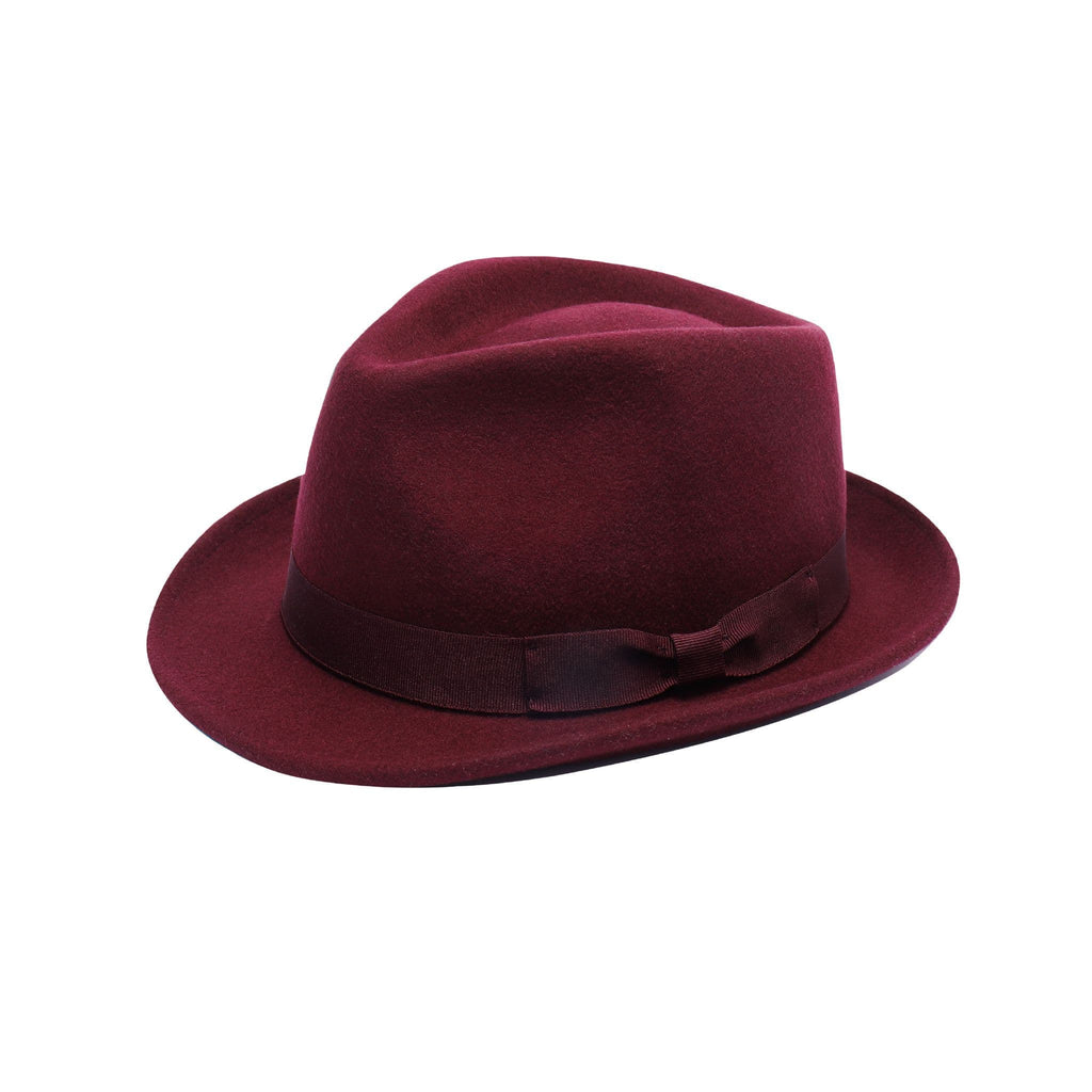 Handmade Wool Trilby Hat | Crushable Waterproof Fedora | UK